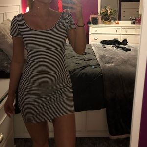 Striped Dress Garage size small